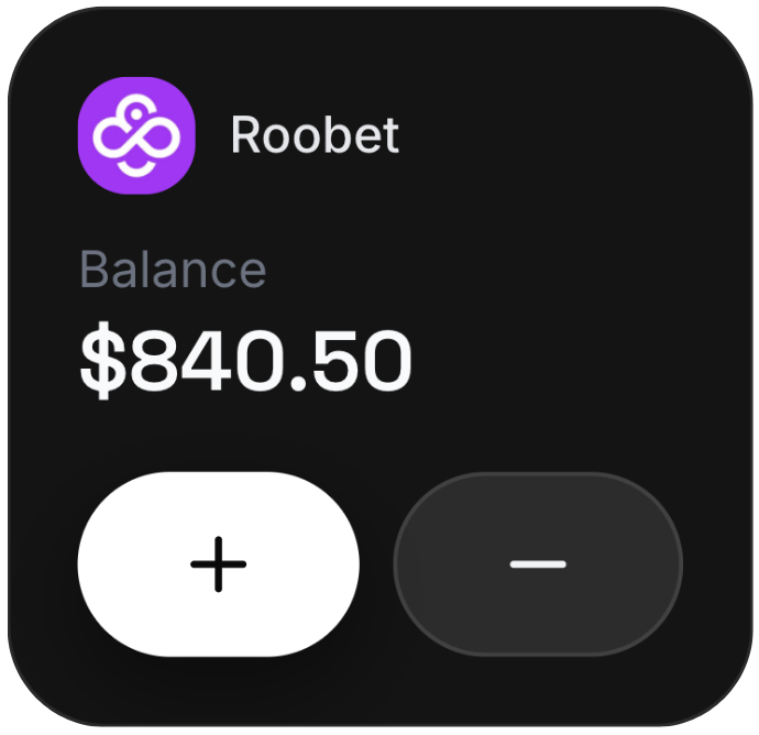 Roobet balance